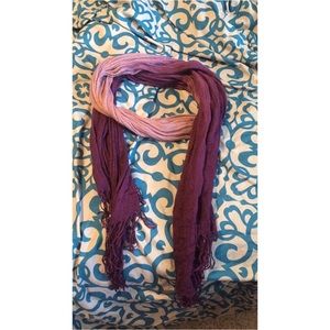 Purple scarf